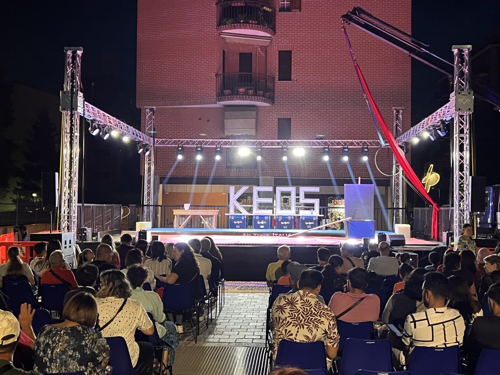 Spettacolo circense a Corsico (MI): palco, luci e audio a cura di AG Eventi